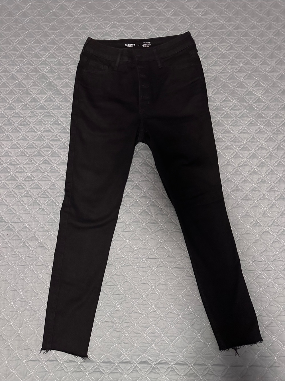 Old Navy Black Skinny Button-Fly Jeans
